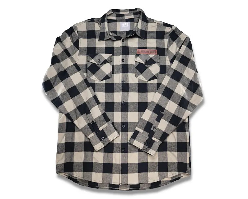 Olive-And-Black Hfb Flannel Shirt 1