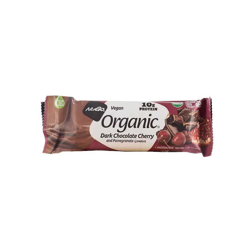 Organic Dark Chocolate Bar With Cherry & Pomegranate – 50G 1