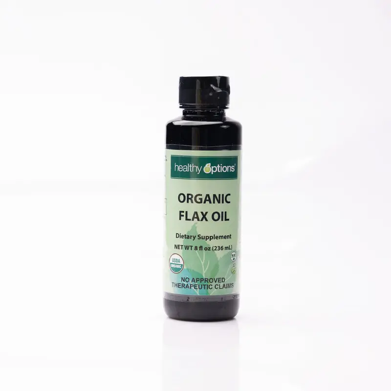 Organic Flaxseed Oil – Cold-Pressed Omega-3 Supplement, 236 Ml Liquid 1