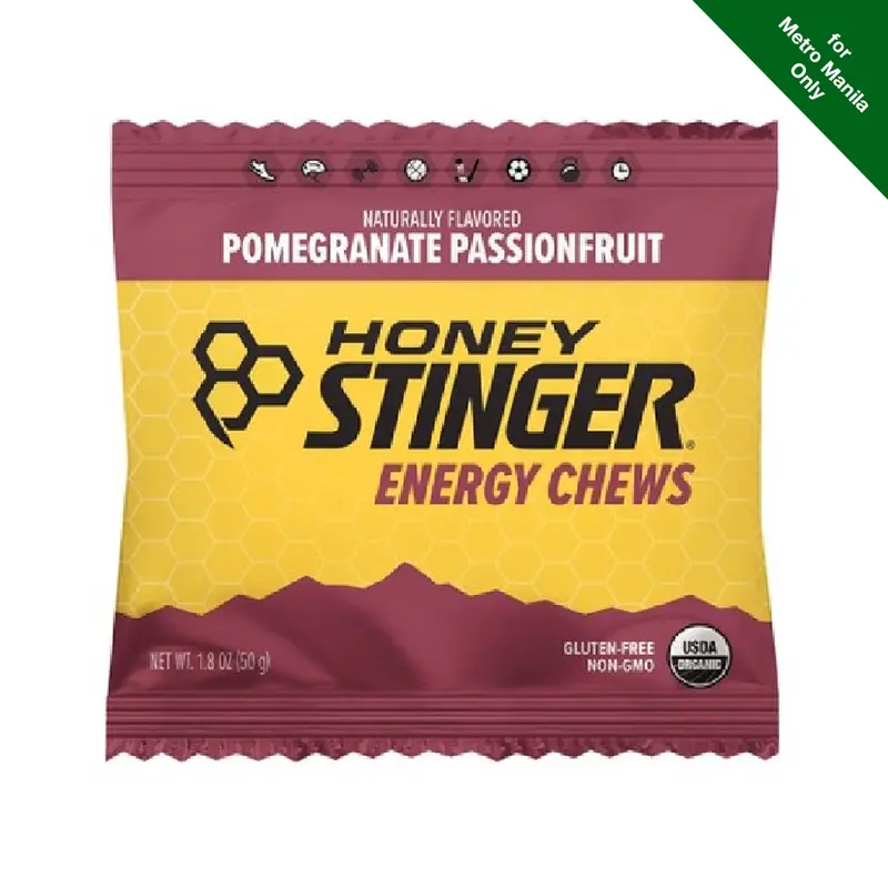 Organic Pomegranate Passion Energy Chews – Honey Stinger, 50G 1