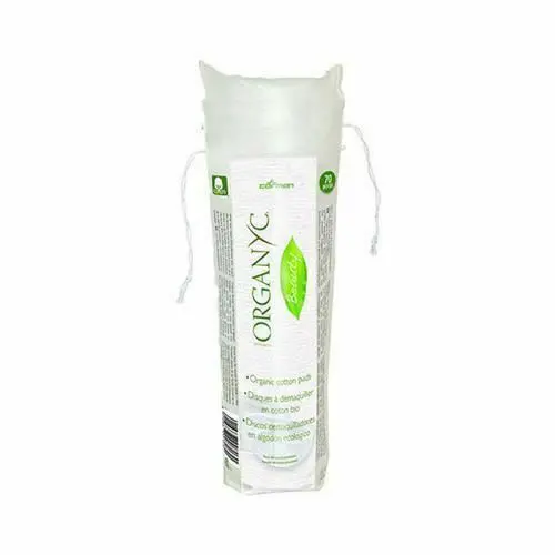 Organyc Organic Cotton Facial Pads – Unbleached & Biodegradable, 70Ct 1