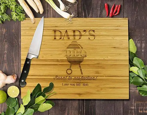 Oversized Bbq Bamboo Cutting Board – 12" X 16" 1