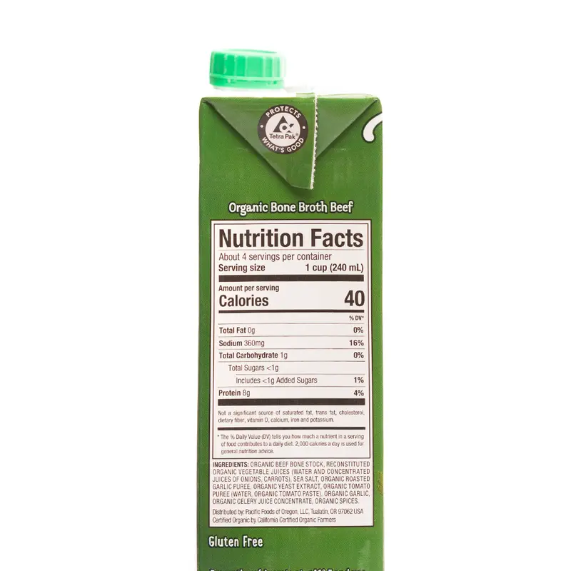 Pacific Foods Organic Beef Bone Broth (946Ml) 2