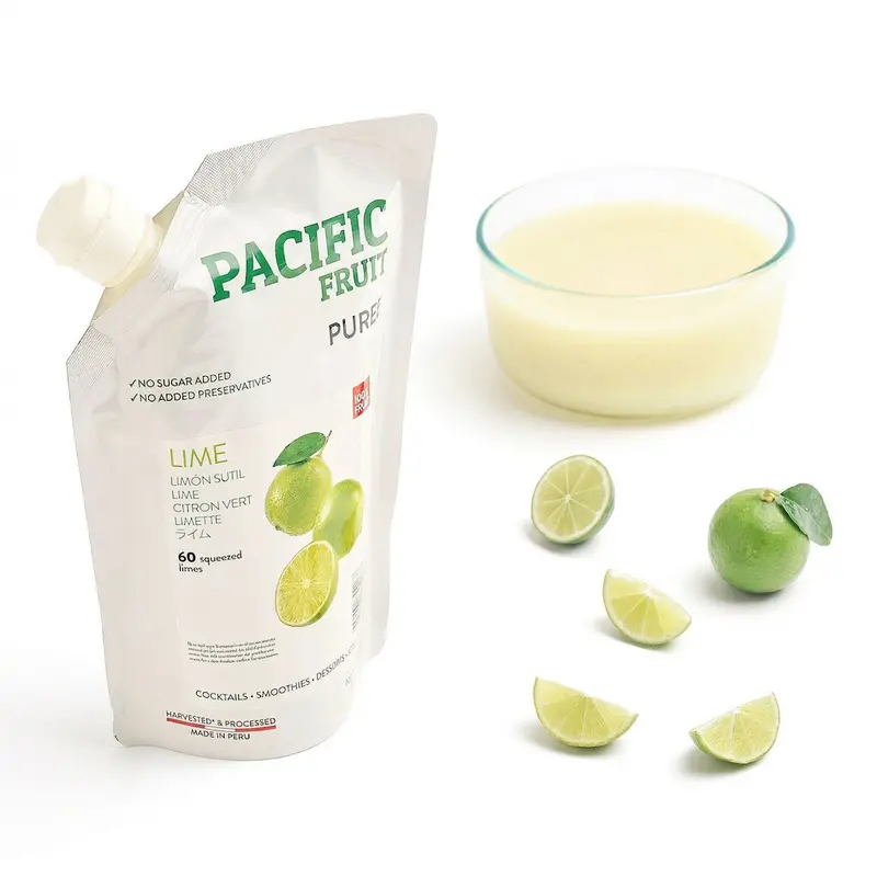 Pacific Fruit Lime Juice & Puree – Shelf-Stable, Unsweetened, 1 Kg 1