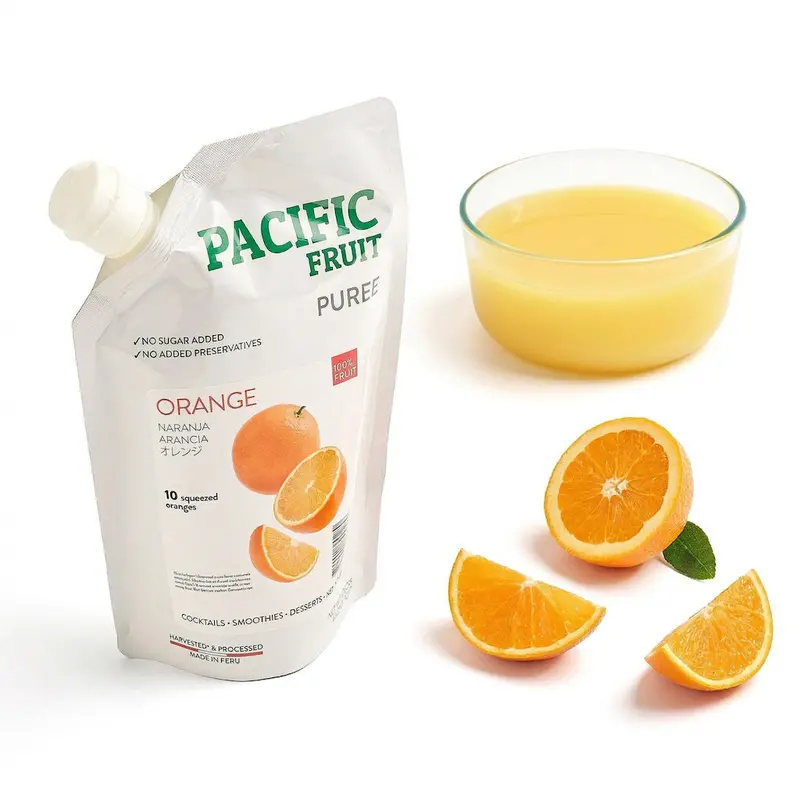 Pacific Fruit Orange Juice & Puree – Shelf-Stable, No Added Sugar, 1 Kg 1