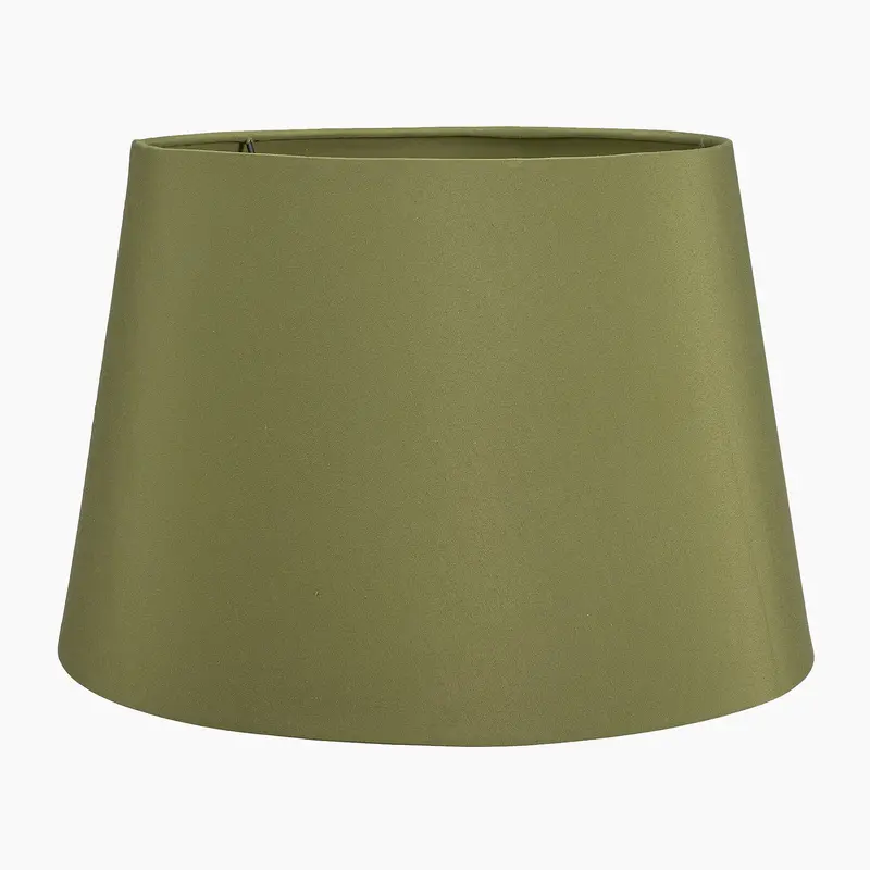 Pacific Lifestyle Adelaide Shade: 40Cm Sage Tapered Poly-Cotton Lamp Cover 1
