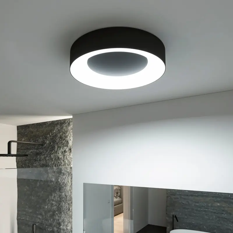 Paulmann Casca 25W Led Ceiling Light – 2100Lm Matte Black Switch-Controlled Fixture 1