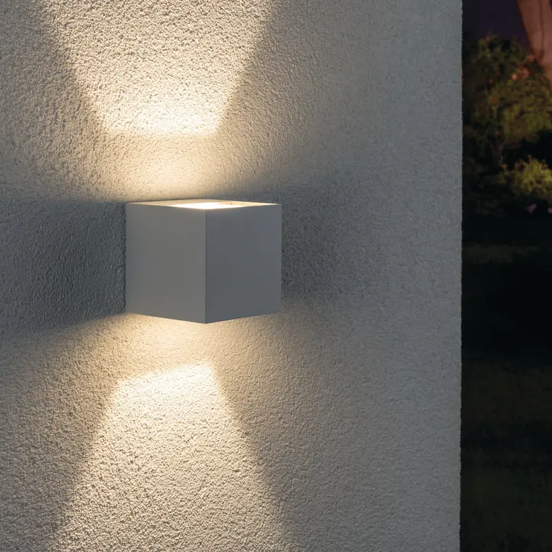 Paulmann Cybo Compact Led Wall Light – 7.7W, 8×8 Cm, White Outdoor Fixture 1