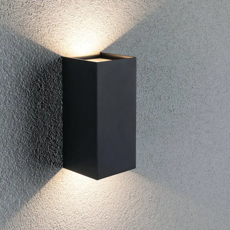 Paulmann Flame Large Led Wall Light – 13.2W, Anthracite Exterior Design 1