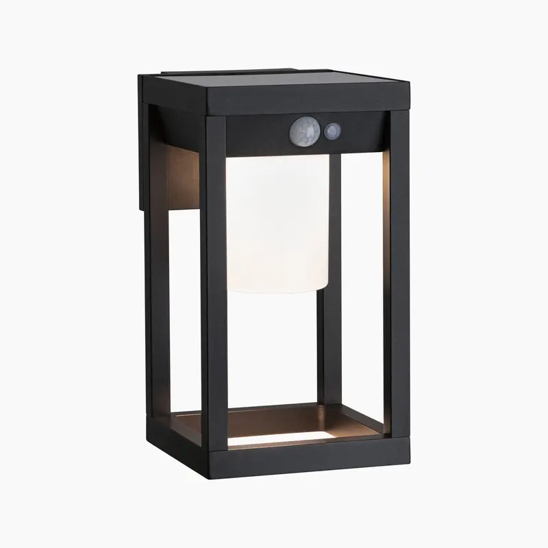 Paulmann Marisol Compact Solar Lantern – 5.5W Led, Motion Sensor, Black Finish 1