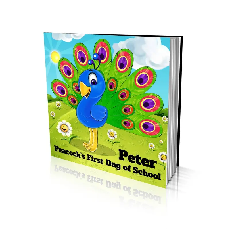 Peacock’S First Day Of School – Large Softcover Back-To-School Book 1