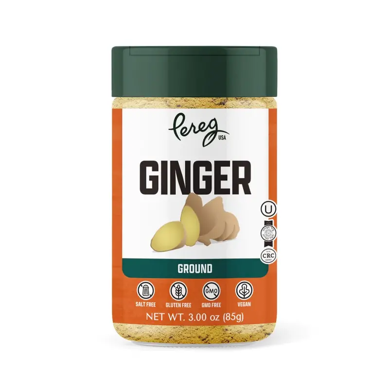 Pereg Organic Ground Ginger – 85G Spice Jar 1