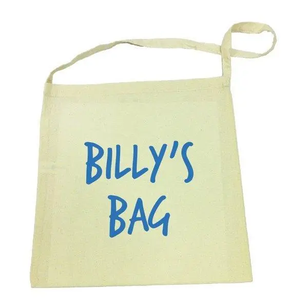 Personalized Calico Canvas Tote Bag 1
