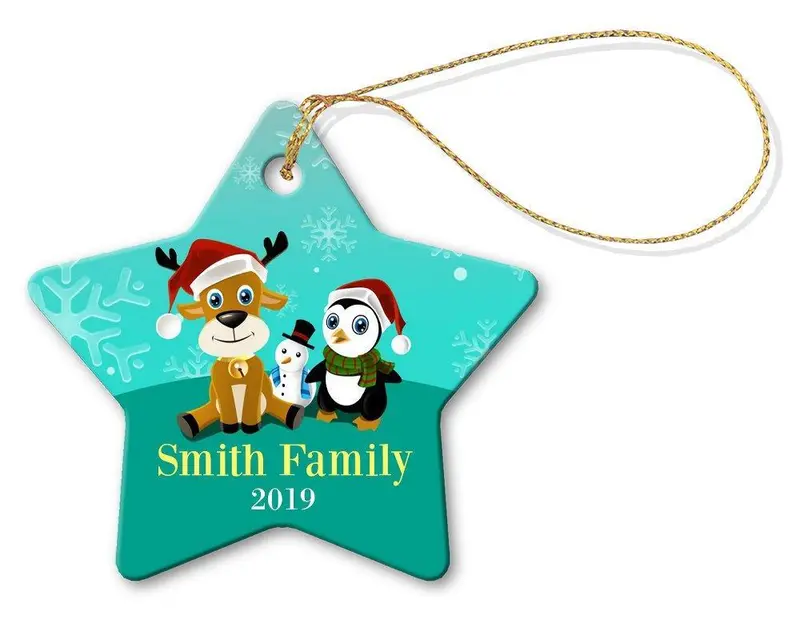 Personalized Family Star Ornament 1
