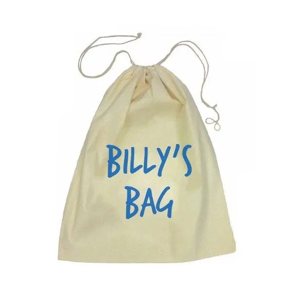 Personalized Name Drawstring Bag – Customizable Cotton Pouch 1