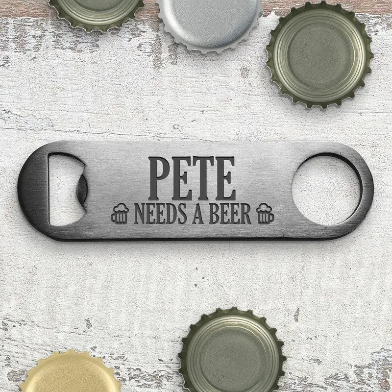 Personalized 'Needs A Beer' Bottle Opener 1