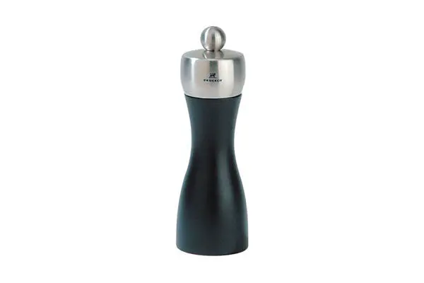 Peugeot Fidji Black Matte Salt Mill – 6-Inch Ergonomic Salt Grinder With Durable Carbon-Steel Mechanism 1