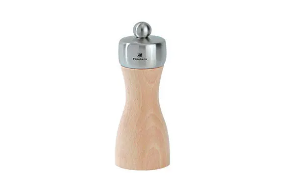 Peugeot Fidji Natural Wood 4.75-Inch Pepper Grinder 1