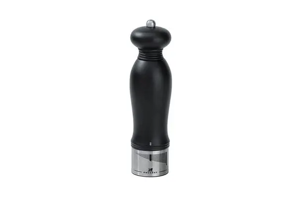 Peugeot Florac Black Matte Salt Mill – Minimalist 6-Inch Salt Grinder With Soft-Touch Coating 1