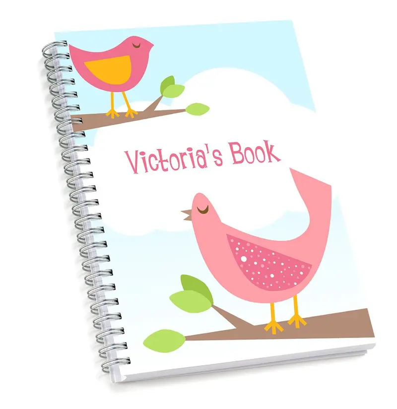 Pink Bird Illustration Sketchbook 1