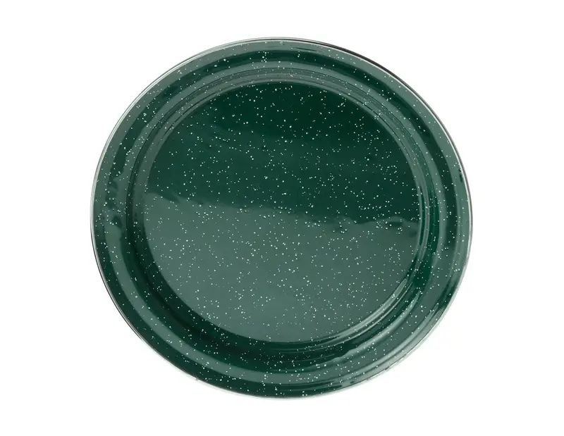 Pioneer 10-Inch Enamelware Plate – Durable Camp Dish 1