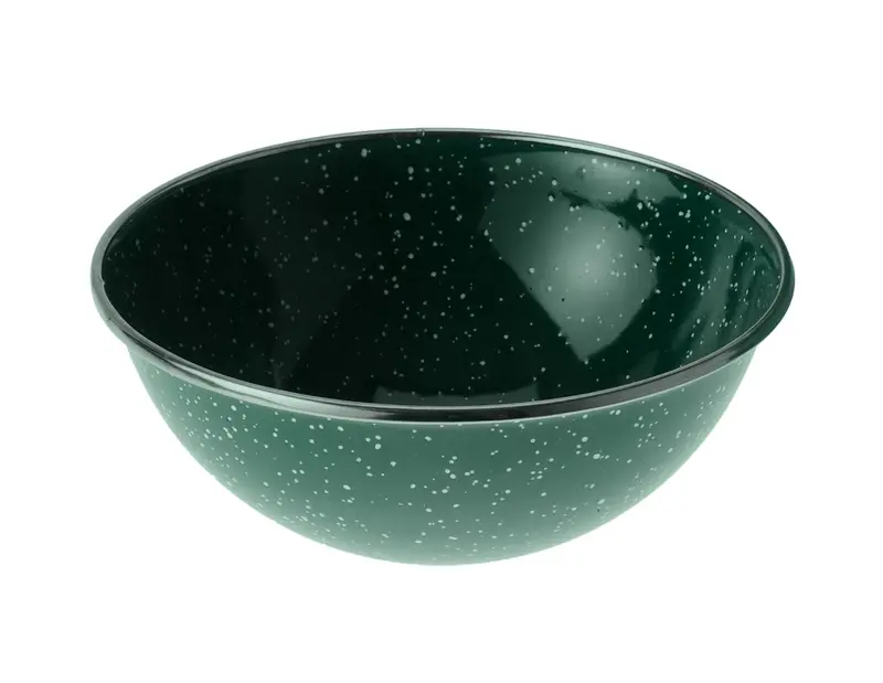 Pioneer 5-Inch Enamel Mixing Bowl – Compact Camp Prep Bowl 1