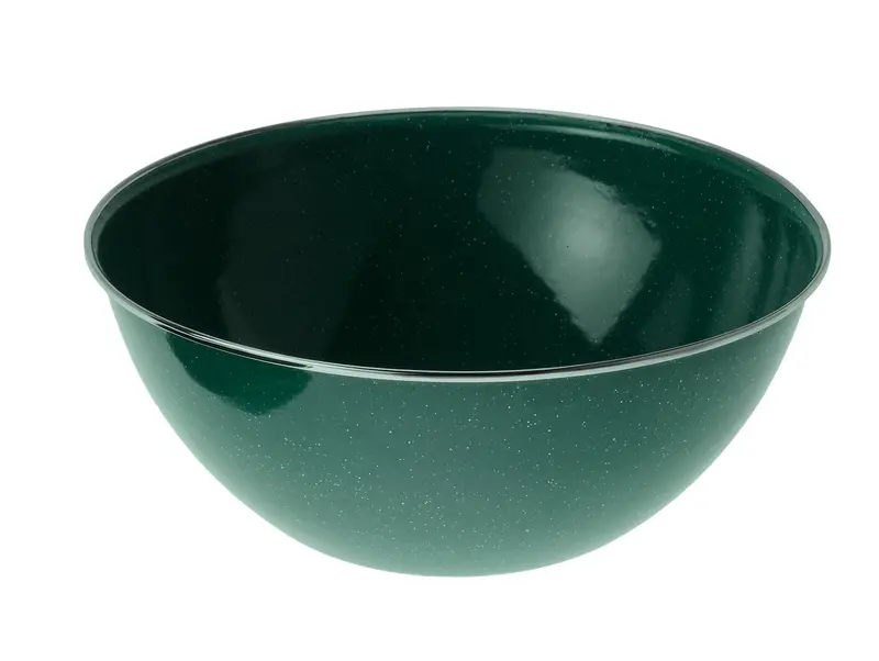 Pioneer 9.5-Inch Enamel Mixing Bowl – Large-Capacity Camp Bowl 1