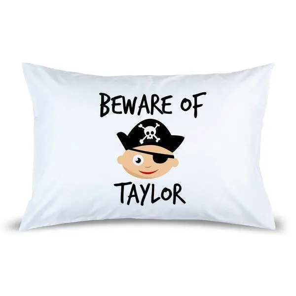 Pirate-Motif Pillow Cover 1