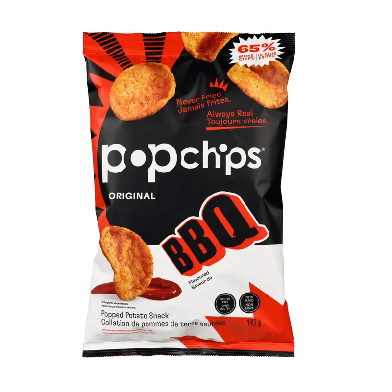Popchips Barbecue Potato Crisps – Baked, Not Fried (142G) 1