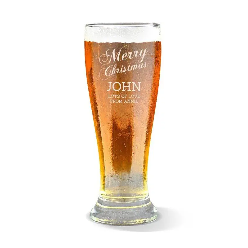 Premium 425Ml Christmas Beer Glass 1