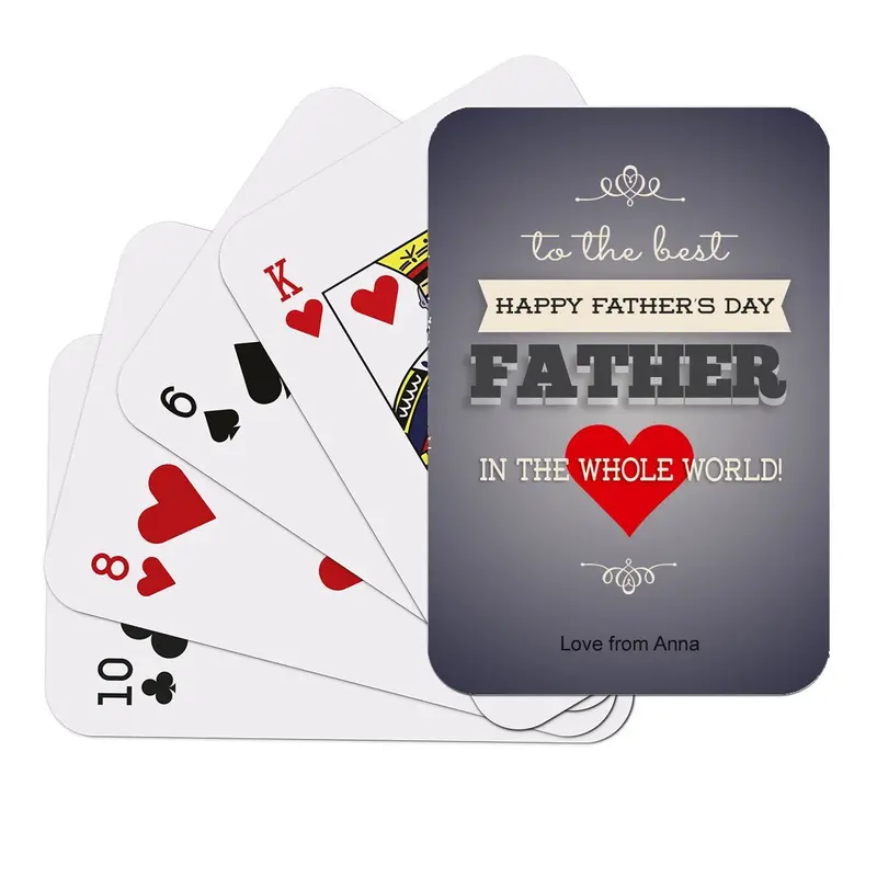 Premium Playing Cards Deck – 'Best Father' Edition 1