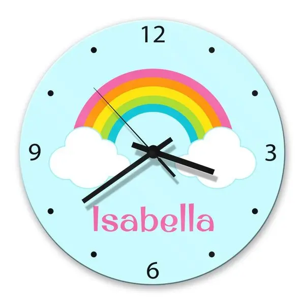 Prismatic Rainbow Glass Clock – Colorful, Light-Catching Timepiece 1