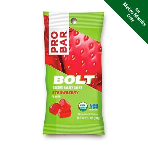 Pro Bar Organic Strawberry Energy Chews – 60 G Berry-Fueled Snack 1