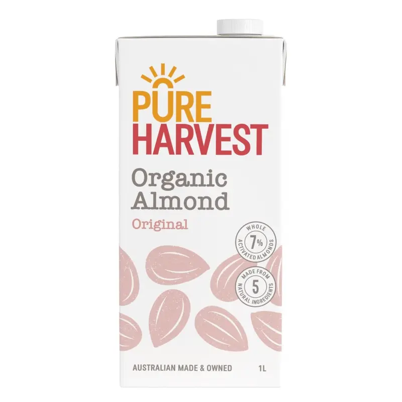 Pure Harvest Organic Almond Milk – Original Flavor, 1 L 1