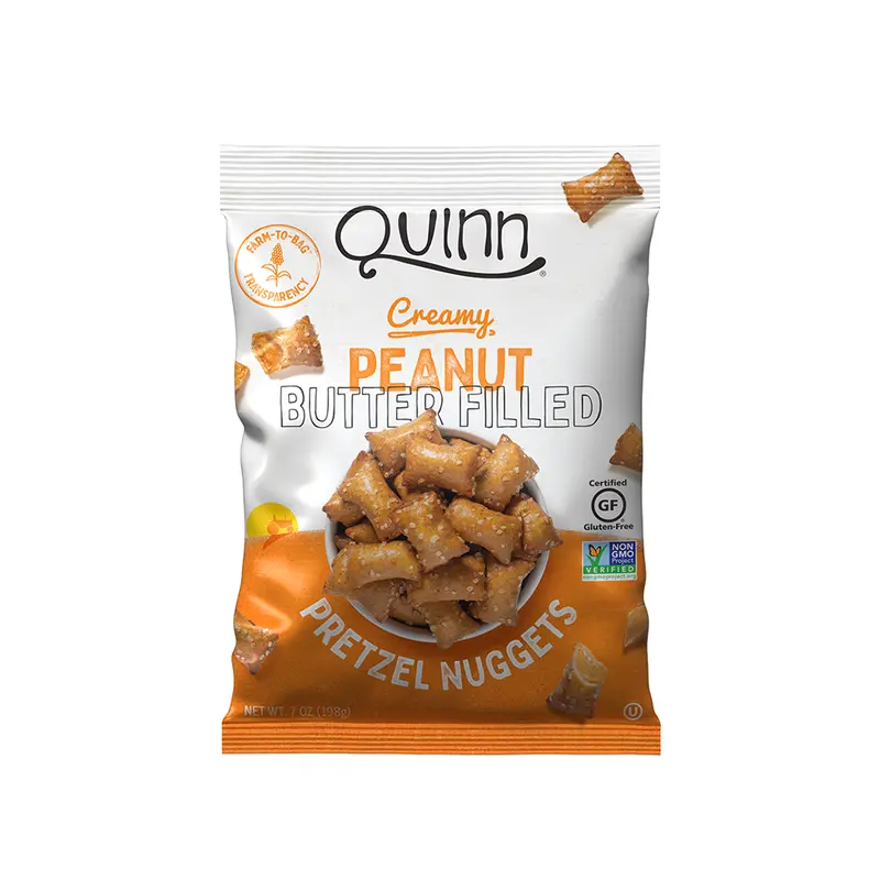 Quinn Peanut Butter–Filled Pretzel Nuggets – 198G Crunchy Protein Snack 1