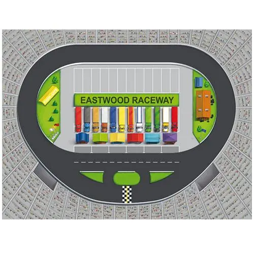 Raceway Track Play Blanket – Extra-Large Interactive Floor Mat 1