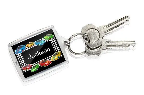 Racing Cars Keychain 1