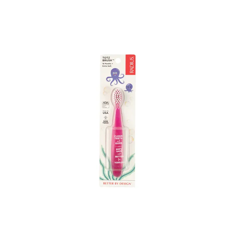 Radius Totz Toothbrush – Extra Soft Bristles For Toddlers, Ages 18+ Months 1