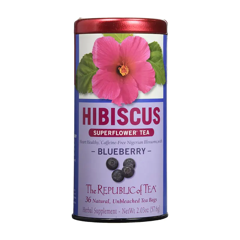 Republic Of Tea Hibiscus Blueberry Herbal Infusion – 36 Tea Bags 1