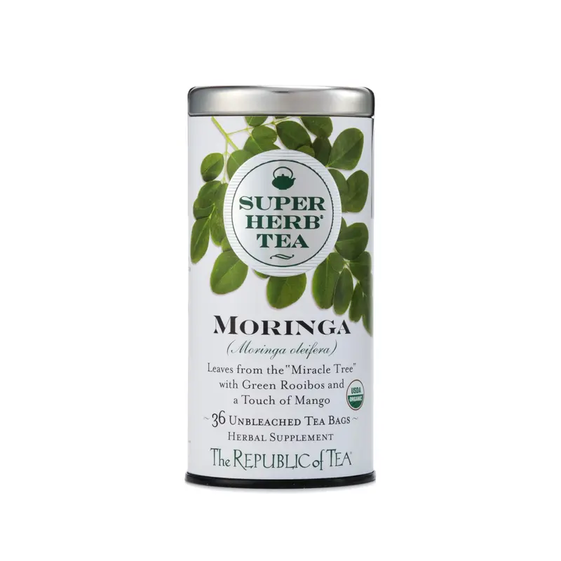 Republic Of Tea Moringa Superherb Herbal Tea – 36 Count 1