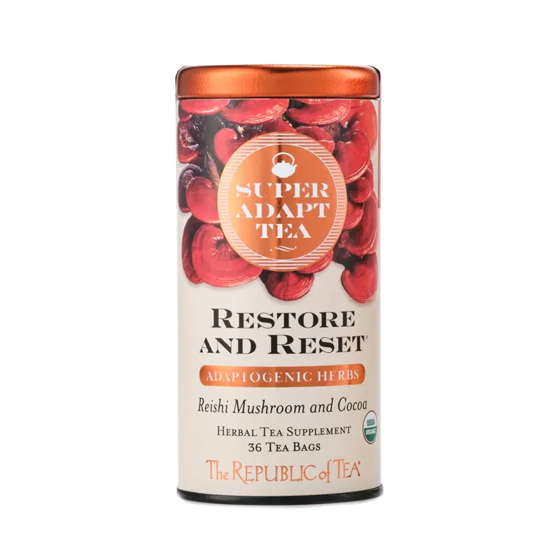 Republic Of Tea Superadapt Restore & Reset Herbal Tea – 36 Count 1