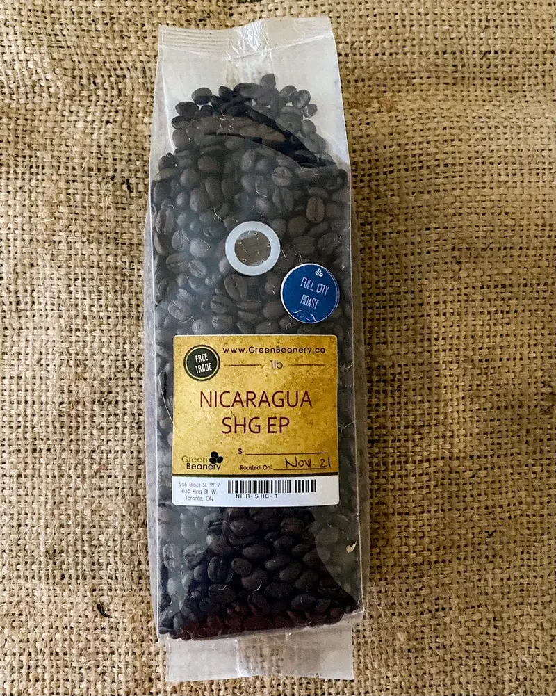 Roasted Nicaraguan Jalapa Shg Espresso-Grade Coffee 1