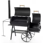 Rumo Joe’S Barbecue 16-Inch Wild West Portable Smoker (Model Js33910) 1