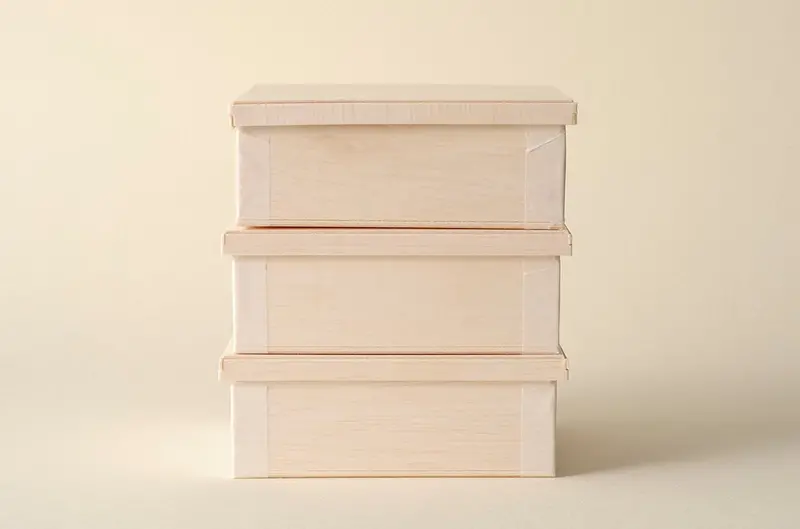 Rustic Wooden Confectionery Gift Box – Set Of 6 With Lids, Eco-Friendly Packaging 1
