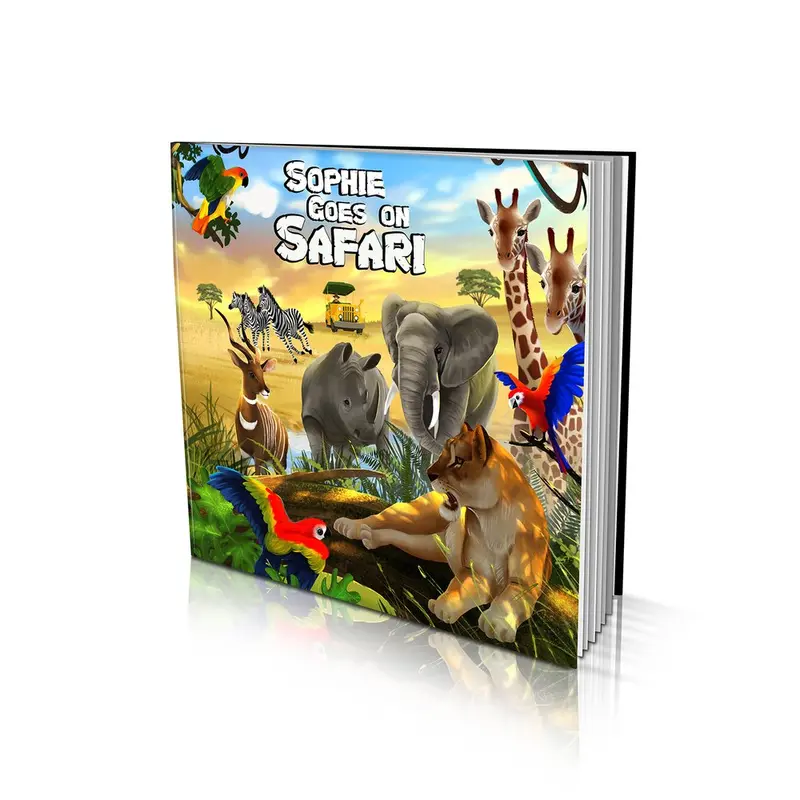 Safari Journey Storybook – Softcover Wildlife Adventure Book 1