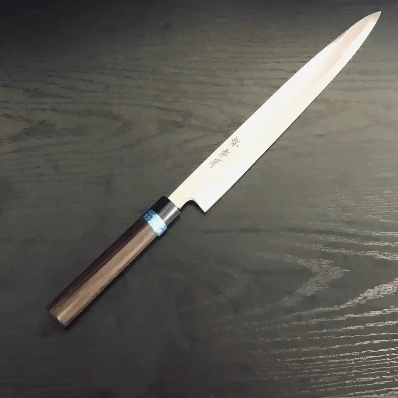 Sakai Takayuki Inox Yanagi Sashimi Knife – Sandalwood Handle Edition 1