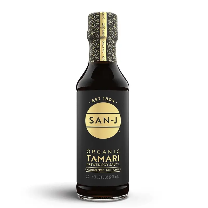 San-J Organic Tamari – Gluten-Free Soy Sauce (296 Ml) 1