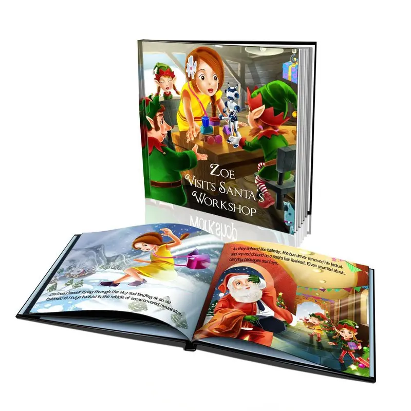 Santa'S Workshop Hardcover Storybook – Festive Large-Format Picture Book 1