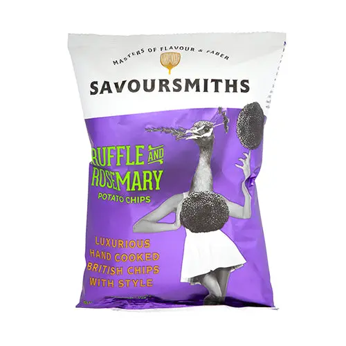 Savoursmiths Truffle Oil & Fresh Rosemary Potato Chips (150G) 1
