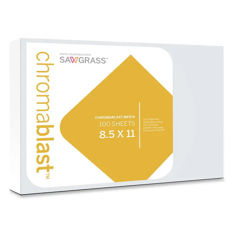 Sawgrass Chromablast Media – 8.5" × 11", 100-Sheet Pack 1